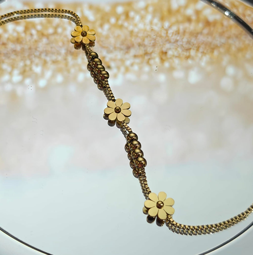 Love Anklet in Gold-Finish