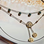 Turquoise Tree of Life Anklet